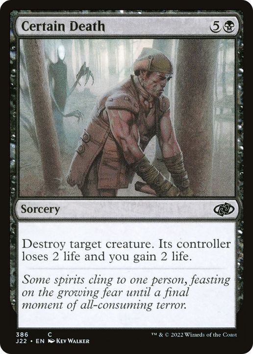 Certain Death in the group Magic the Gathering / Types / Colors / Black at Proxyprinters.com (29111)