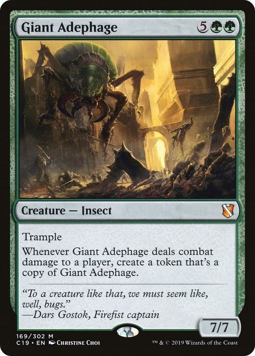 Giant Adephage in the group Magic the Gathering / Sets / Commander 2019 at Proxyprinters.com (29113)