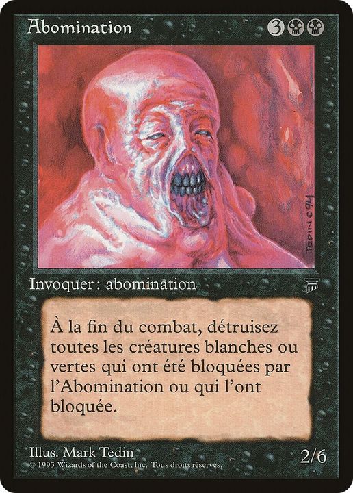 Abomination in the group Magic the Gathering / Types / Colors / Black at Proxyprinters.com (29117)