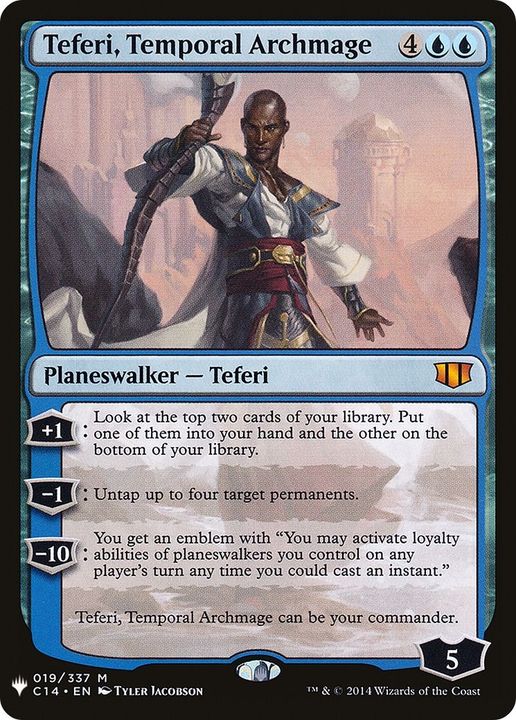 Teferi, Temporal Archmage in the group Magic the Gathering / Sets / The List at Proxyprinters.com (29119)