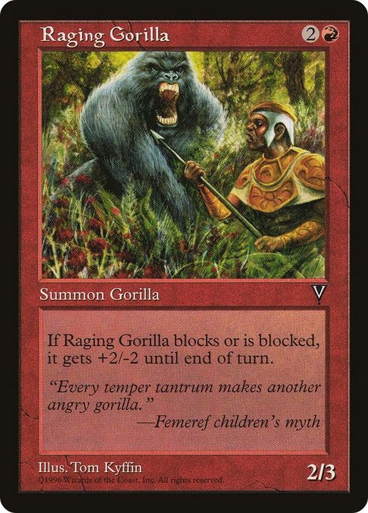 Raging Gorilla in the group Advanced search at Proxyprinters.com (2912)