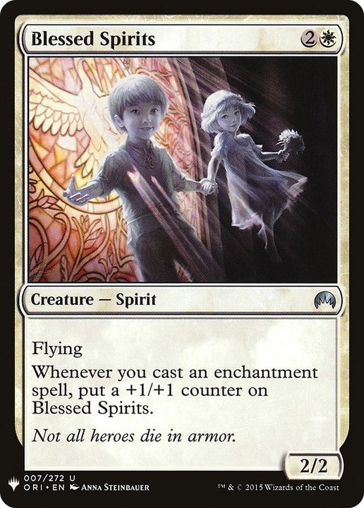 Blessed Spirits in the group Magic the Gathering / Types / Colors / White at Proxyprinters.com (29151)