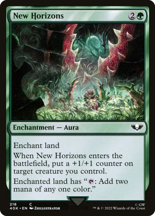 New Horizons in the group Magic the Gathering / Types / Colors / Green at Proxyprinters.com (29152)