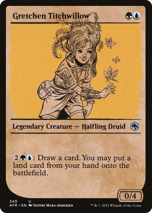 Gretchen Titchwillow in the group Magic the Gathering / Types / Colors / Multicolors / G, U at Proxyprinters.com (2917)