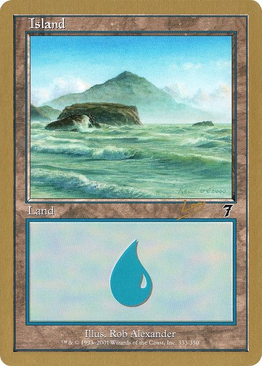 Island in the group Magic the Gathering / Sets / World Championship Decks 2002 at Proxyprinters.com (29185)