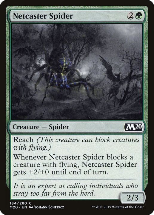 Netcaster Spider in the group Magic the Gathering / Types / Colors / Green at Proxyprinters.com (2922)