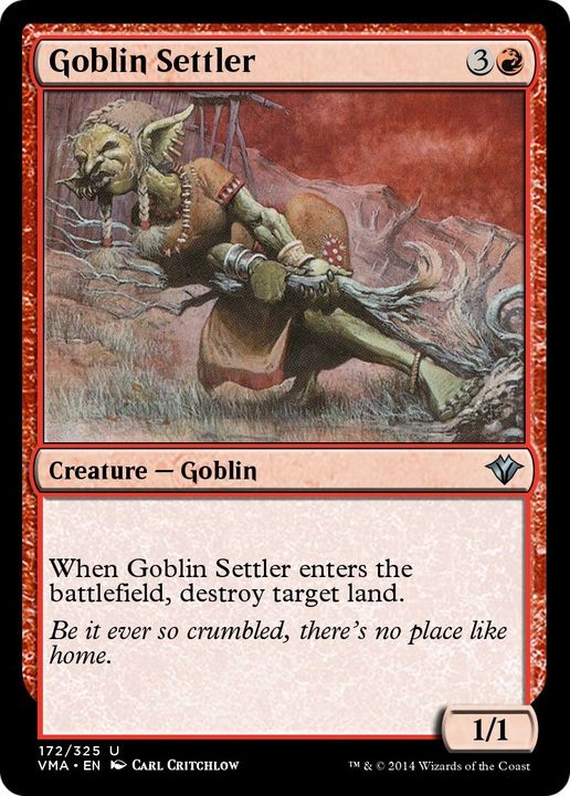 Goblin Settler in the group Magic the Gathering / Types / Creatures / Goblin at Proxyprinters.com (29234)