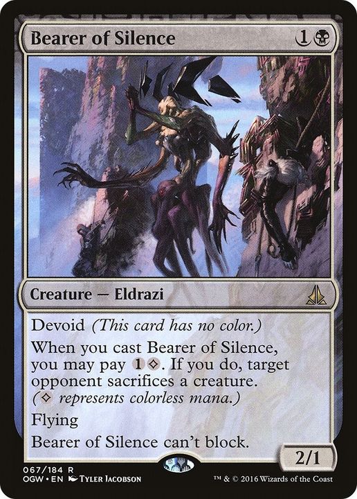 Bearer of Silence in the group Magic the Gathering / Types / Colors / Colorless at Proxyprinters.com (29246)