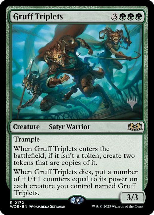 Gruff Triplets in the group Magic the Gathering / Sets / Wilds of Eldraine Tokens at Proxyprinters.com (29254)