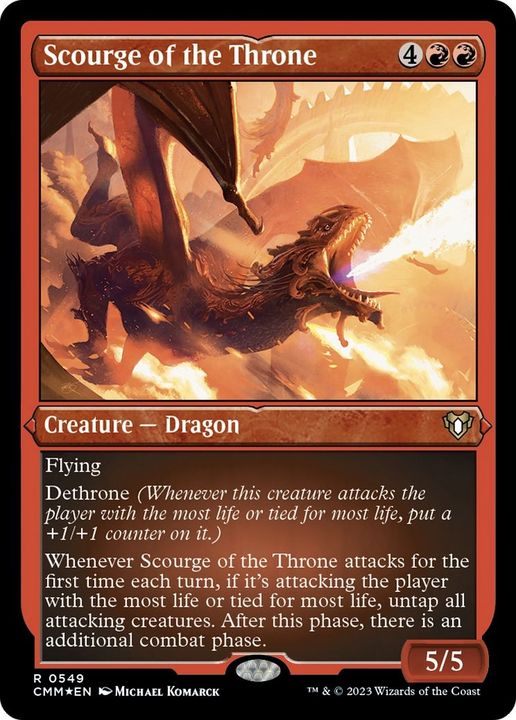 Scourge of the Throne in the group Magic the Gathering / Types / Colors / Red at Proxyprinters.com (29280)