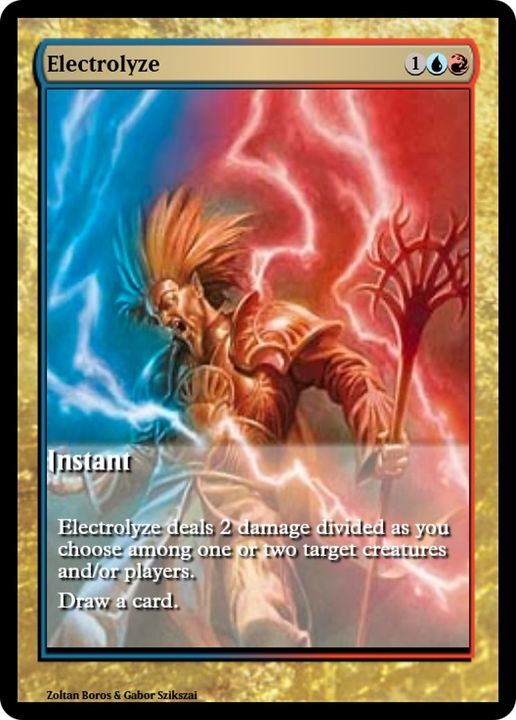 Electrolyze in the group Magic the Gathering / Types / Colors / Multicolors / R, U at Proxyprinters.com (29286)