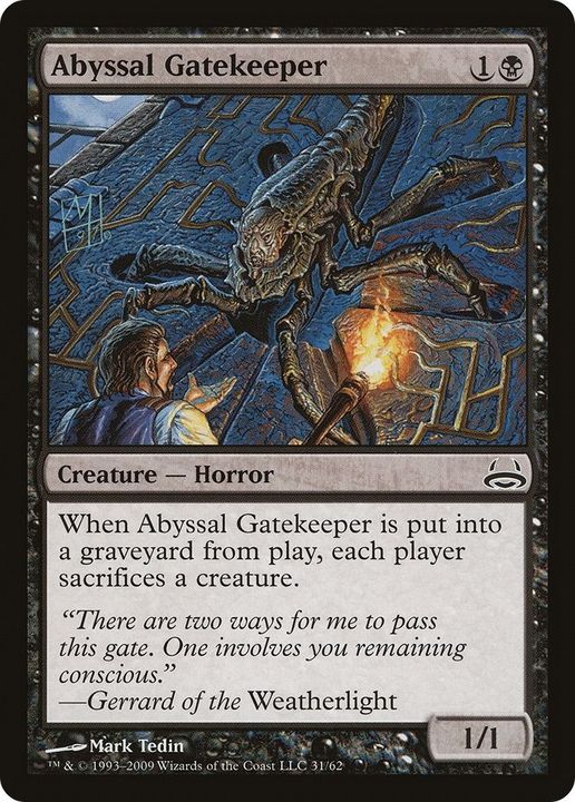 Abyssal Gatekeeper in the group Magic the Gathering / Types / Colors / Black at Proxyprinters.com (29290)