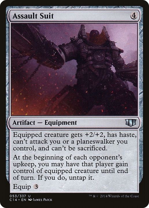 Assault Suit in the group Magic the Gathering / Types / Artifacts / Artifact at Proxyprinters.com (29301)