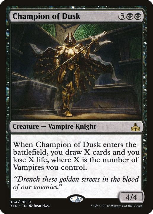 Champion of Dusk in the group Singles at Proxyprinters.com (29307)