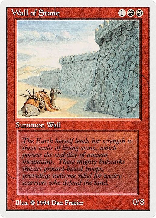 Wall of Stone in the group Magic the Gathering / Sets / Summer Magic / Edgar at Proxyprinters.com (29308)