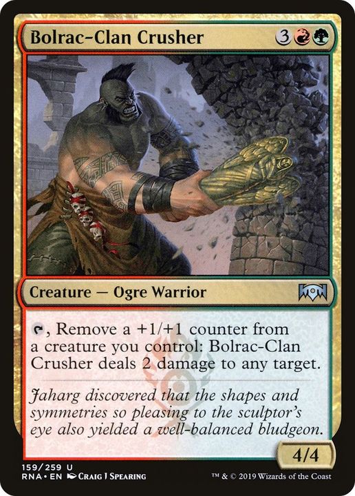 Bolrac-Clan Crusher in the group Magic the Gathering / Types / Colors / Multicolors / G, R at Proxyprinters.com (29313)