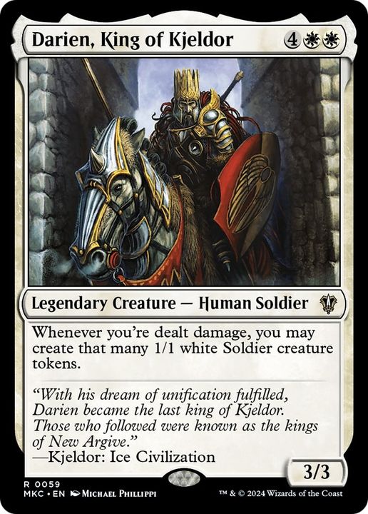 Darien, King of Kjeldor in the group Magic the Gathering / Types / Creatures / Human at Proxyprinters.com (29325)