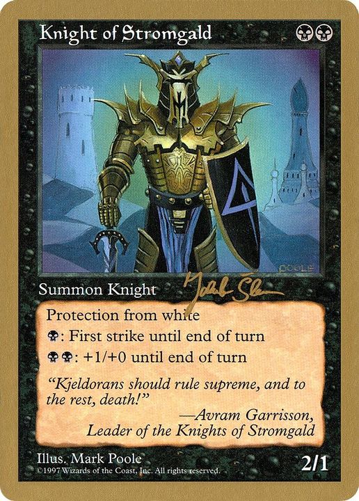 Knight of Stromgald in the group Magic the Gathering / Sets / World Championship Decks 1997 at Proxyprinters.com (29342)