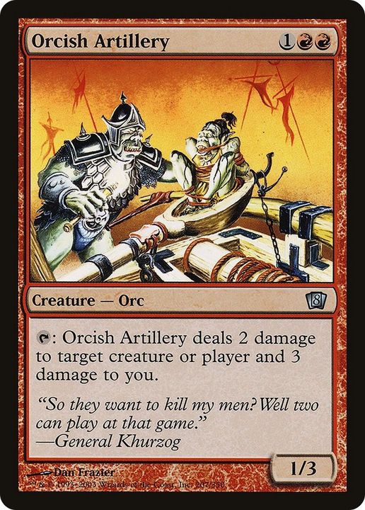 Orcish Artillery in the group Magic the Gathering / Types / Creatures / Warrior at Proxyprinters.com (29348)