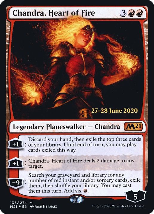 Chandra, Heart of Fire in the group Magic the Gathering / Types / Colors / Red at Proxyprinters.com (29364)