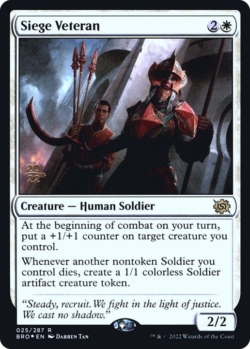 Siege Veteran in the group Magic the Gathering / Types / Creatures / Human at Proxyprinters.com (29378)