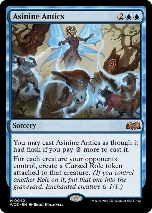 Asinine Antics in the group Magic the Gathering / Types / Colors / Blue at Proxyprinters.com (29405)