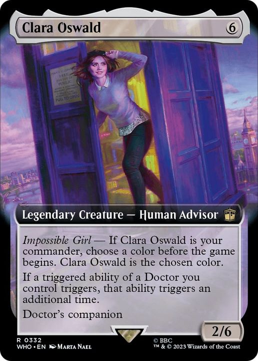 Clara Oswald in the group Magic the Gathering / Types / Creatures / Human at Proxyprinters.com (29414)