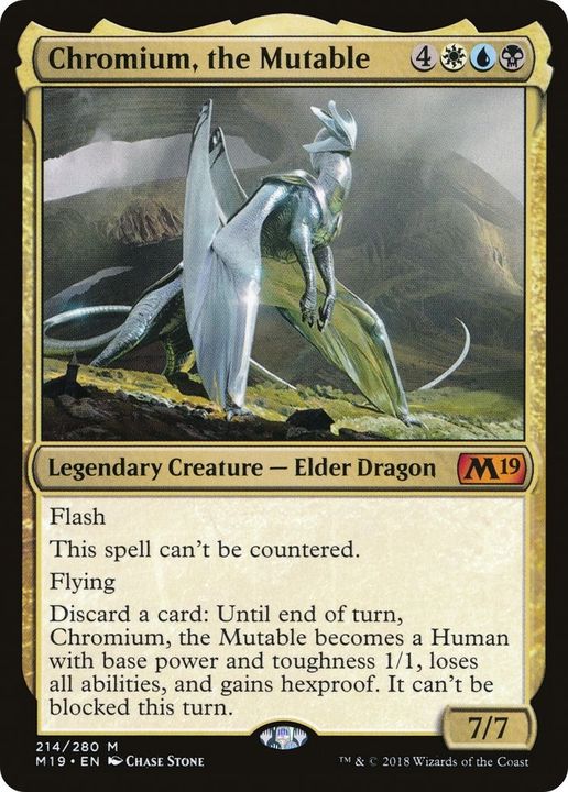 Chromium, the Mutable in the group Magic the Gathering / Sets / Core Set 2019 at Proxyprinters.com (29416)