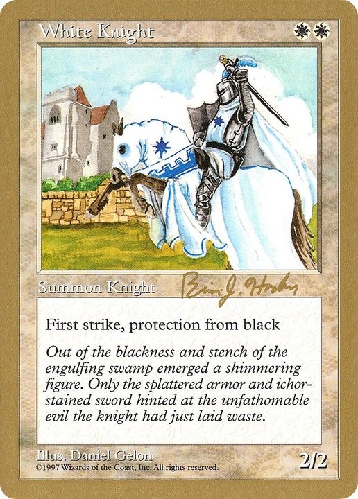 White Knight in the group Magic the Gathering / Sets / World Championship Decks 1998 at Proxyprinters.com (29418)