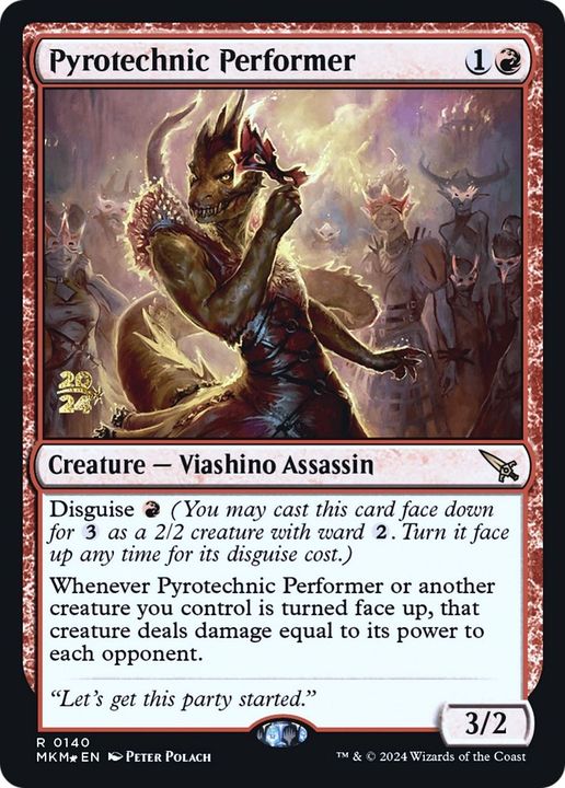 Pyrotechnic Performer in the group Magic the Gathering / Types / Colors / Red at Proxyprinters.com (29432)