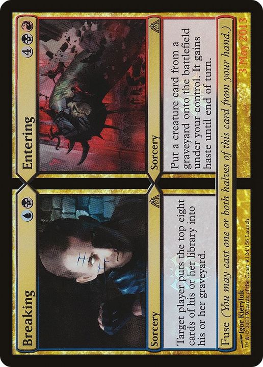 Breaking // Entering in the group Magic the Gathering / Types / Colors / Multicolors / B, R, U at Proxyprinters.com (29450)