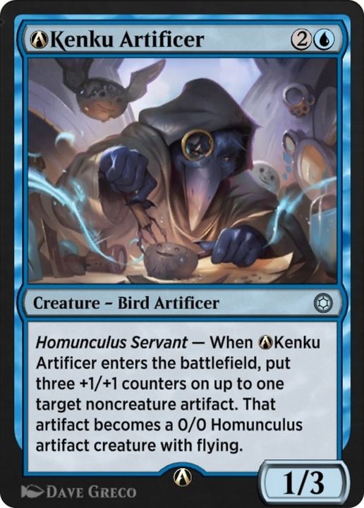 A-Kenku Artificer in the group Magic the Gathering / Types / Colors / Blue at Proxyprinters.com (29485)