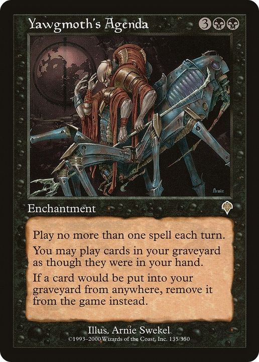 Yawgmoth's Agenda in the group Magic the Gathering / Sets / Invasion at Proxyprinters.com (29486)