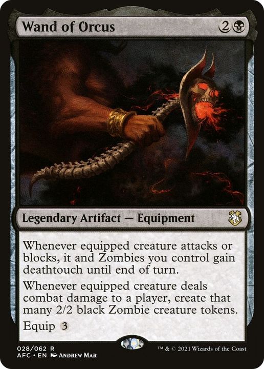 Wand of Orcus in the group Magic the Gathering / Sets / Forgotten Realms Commander at Proxyprinters.com (29505)