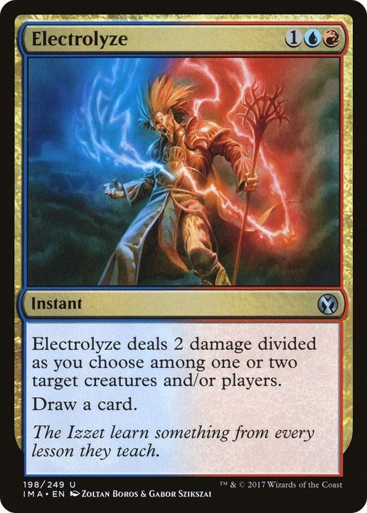 Electrolyze in the group Magic the Gathering / Types / Colors / Multicolors / R, U at Proxyprinters.com (29515)