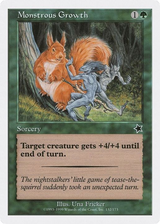 Monstrous Growth in the group Magic the Gathering / Sets / Starter 1999 at Proxyprinters.com (29528)