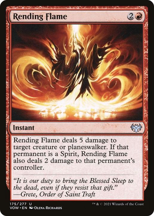 Rending Flame in the group Magic the Gathering / Types / Colors / Red at Proxyprinters.com (29553)