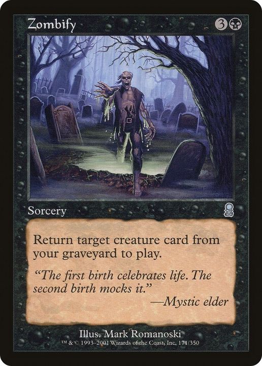 Zombify in the group Magic the Gathering / Types / Colors / Black at Proxyprinters.com (29562)