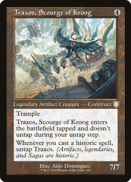 Traxos, Scourge of Kroog in the group Magic the Gathering / Types / Artifacts / Legendary Artifact at Proxyprinters.com (29573)