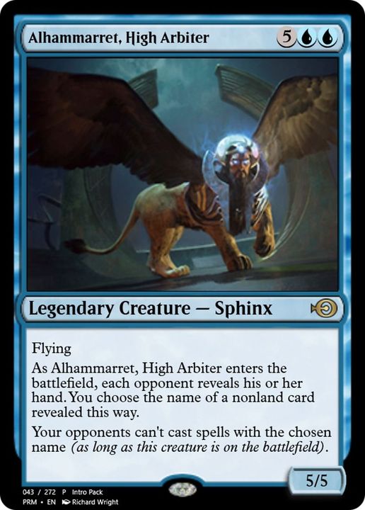 Alhammarret, High Arbiter in the group Magic the Gathering / Types / Colors / Blue at Proxyprinters.com (29580)