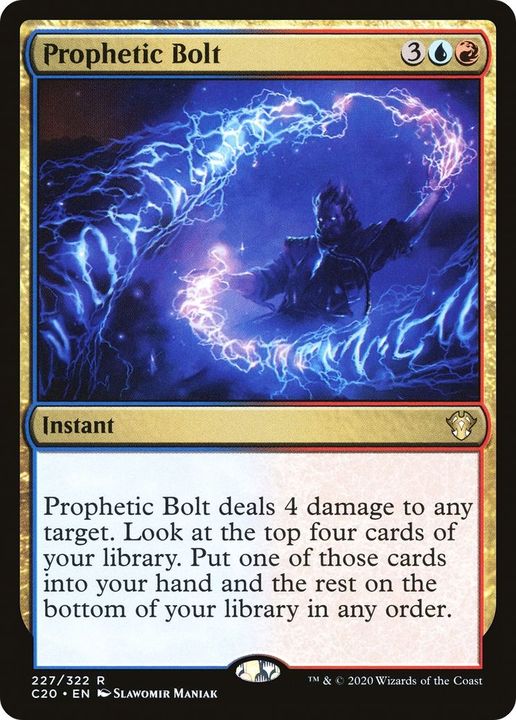 Prophetic Bolt in the group Magic the Gathering / Types / Colors / Multicolors / R, U at Proxyprinters.com (29611)