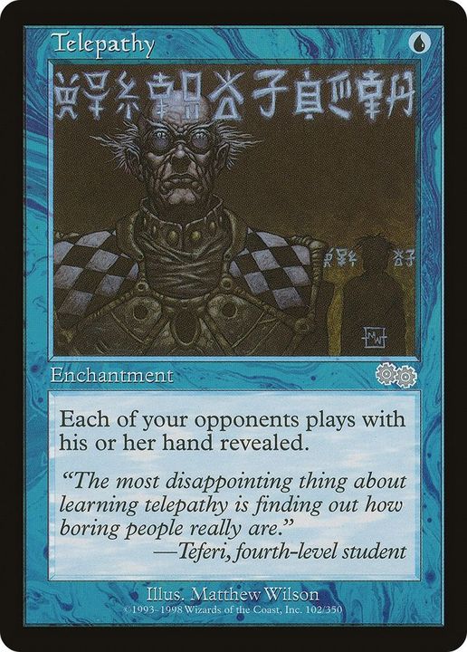 Telepathy in the group Magic the Gathering / Types / Enchantment / Enchantment at Proxyprinters.com (29650)