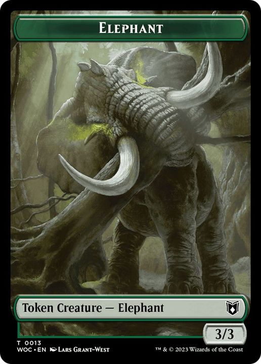 Elephant in the group Magic the Gathering / Sets / Wilds of Eldraine Promos at Proxyprinters.com (29651)