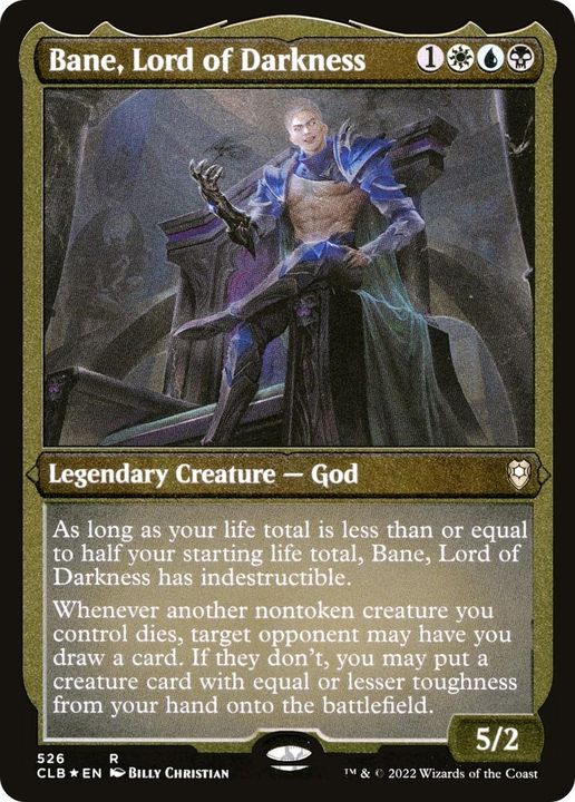 Bane, Lord of Darkness in the group Magic the Gathering / Sets / Commander Legends: Battle for Baldur's Gate at Proxyprinters.com (29656)