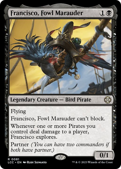 Francisco, Fowl Marauder in the group Magic the Gathering / Sets / The Lost Caverns of Ixalan Commander at Proxyprinters.com (29678)