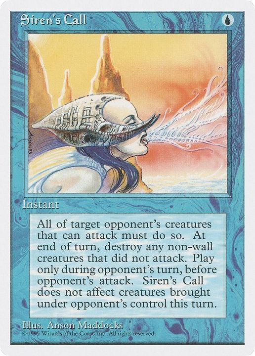 Siren's Call in the group Magic the Gathering / Types / Colors / Blue at Proxyprinters.com (29679)