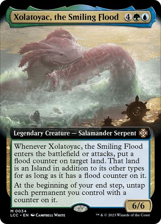 Xolatoyac, the Smiling Flood in the group Magic the Gathering / Types / Colors / Multicolors / G, U at Proxyprinters.com (29680)