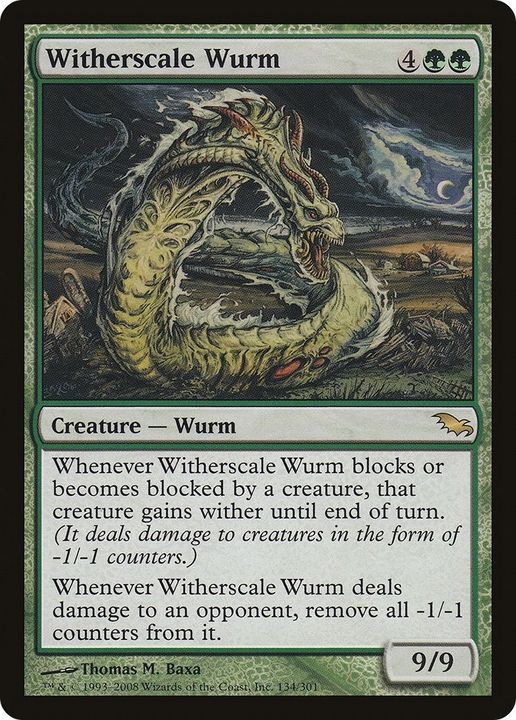 Witherscale Wurm in the group Magic the Gathering / Sets / Shadowmoor at Proxyprinters.com (29687)