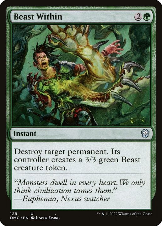 Beast Within in the group Magic the Gathering / Types / Colors / Green at Proxyprinters.com (29695)