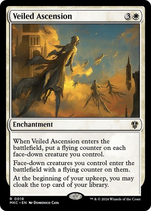 Veiled Ascension in the group Magic the Gathering / Sets / Murders at Karlov Manor Commander at Proxyprinters.com (29703)